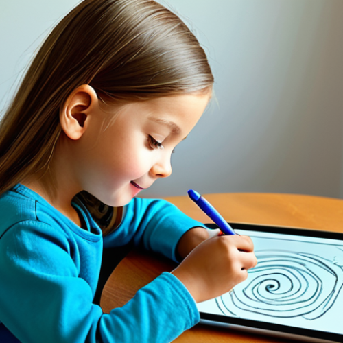 Home 11 **
"A child, fully clothed in modest attire, happily drawing on a digital tablet with a stylus in a brightly lit, comfortable room. The scene emphasizes creativity and expression. Safe for work. Perfect anatomy, correct proportions, well-formed hands. Family-friendly, appropriate content. Professional digital art, high quality."
**