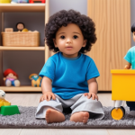 Home 22 놀이치료에서의 행동 문제 다루기 - **Prompt:** A young child, around 6 years old, with diverse ethnicity (e.g., Arab child), wearing co...